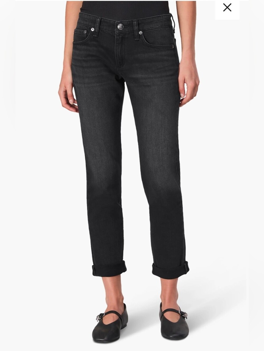 Rag & Bone Womens The Dre Low Rise Boyfriend Jeans Size 30 NWT Cornelia